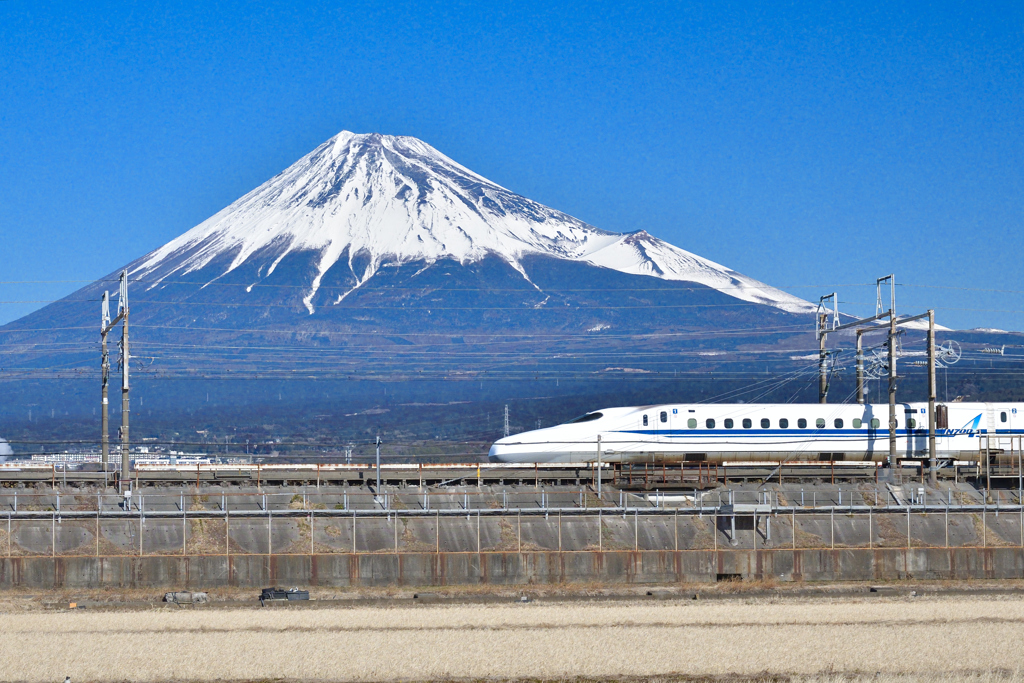 初めての新幹線と富士山撮影