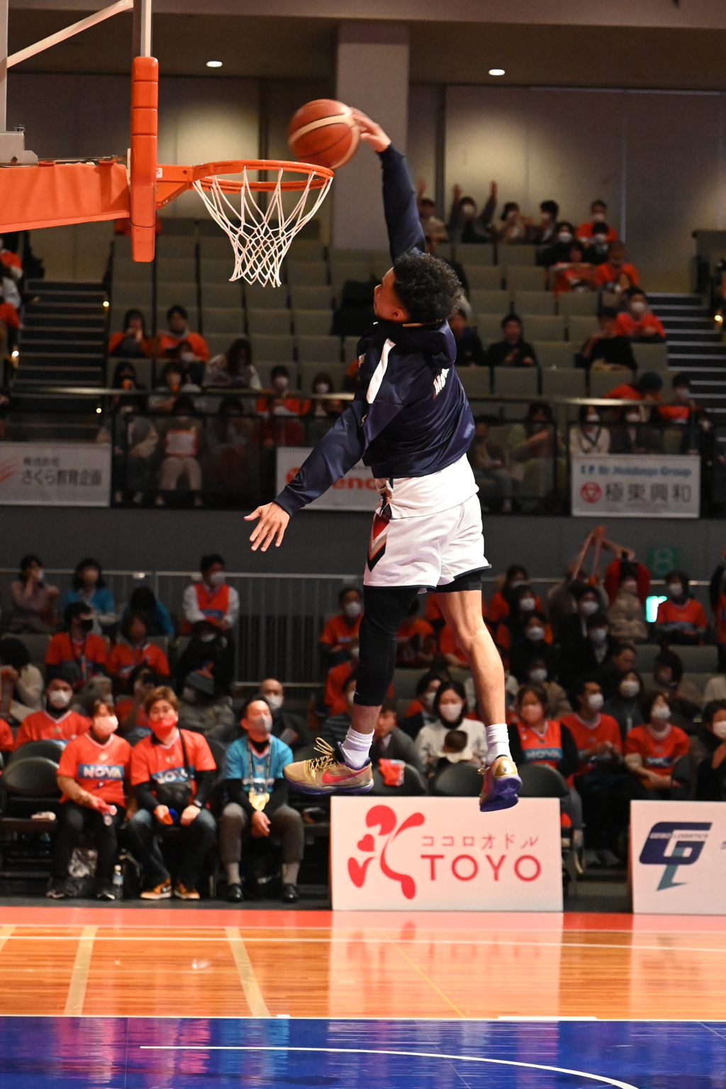 bリーグ　綺麗なダンク!!!