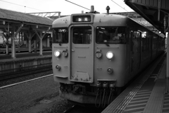 米子駅にて