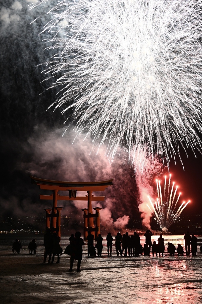 宮島の花火