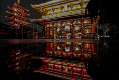 浅草寺リフレクション