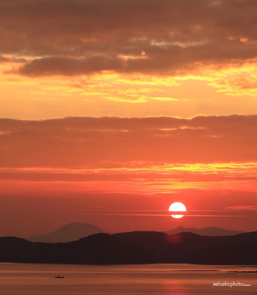 昨日の夕景