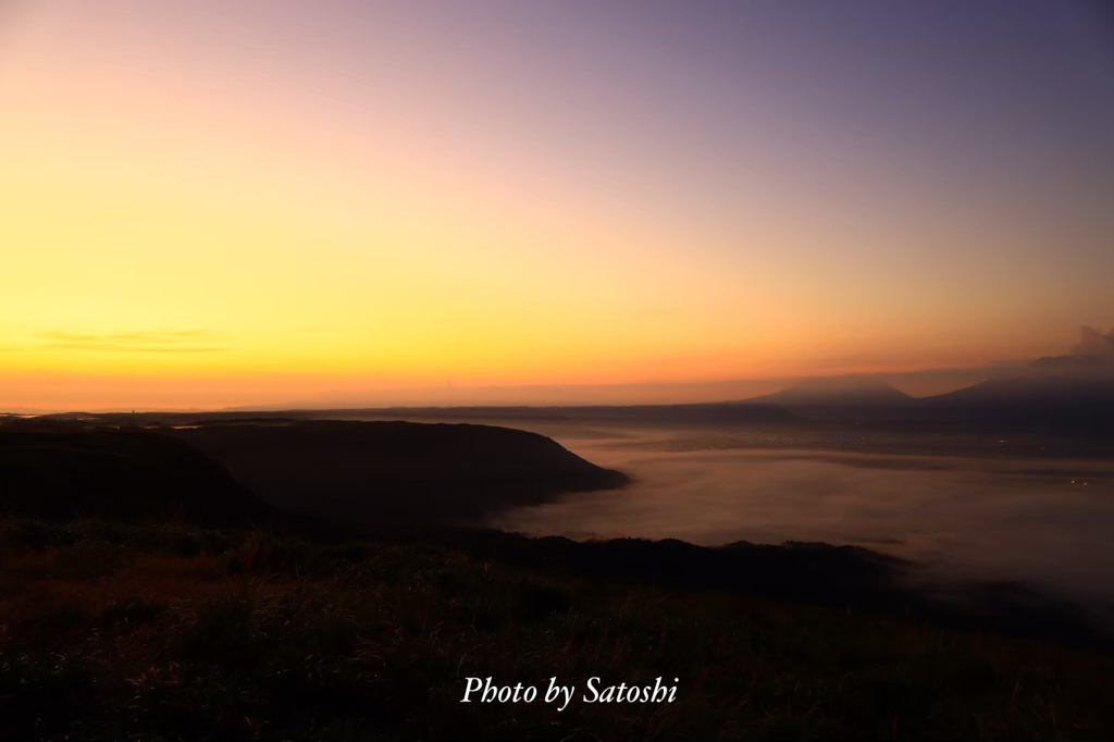 熊本 - 大観峰の早朝雲海