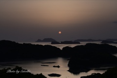 夕景　九十九島　①