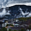 雨上がりの「もや」
