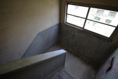 長崎 池島観光 廃墟の階段