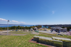 能登島 ガラス美術館より よい景色