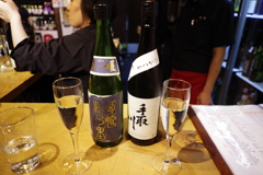 菊姫3年物と手取川 山廃純米大吟醸 複雑ながらすっきり 素晴らしい酒です。　