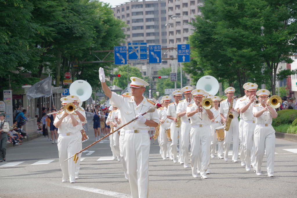 金沢百万石祭 自衛隊の方々 