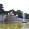 シェーンブルグ宮殿　庭の噴水