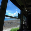 長崎観光　池島へ移動　バスからの景色