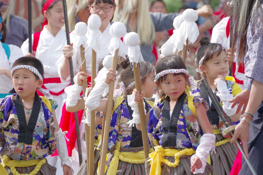 金沢百万石祭 加賀獅子ご一行　子供達