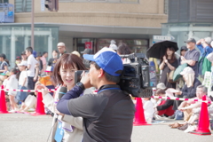 加賀鳶はしご登り ご一行　「ご覧下さい！」と言ってる気がします