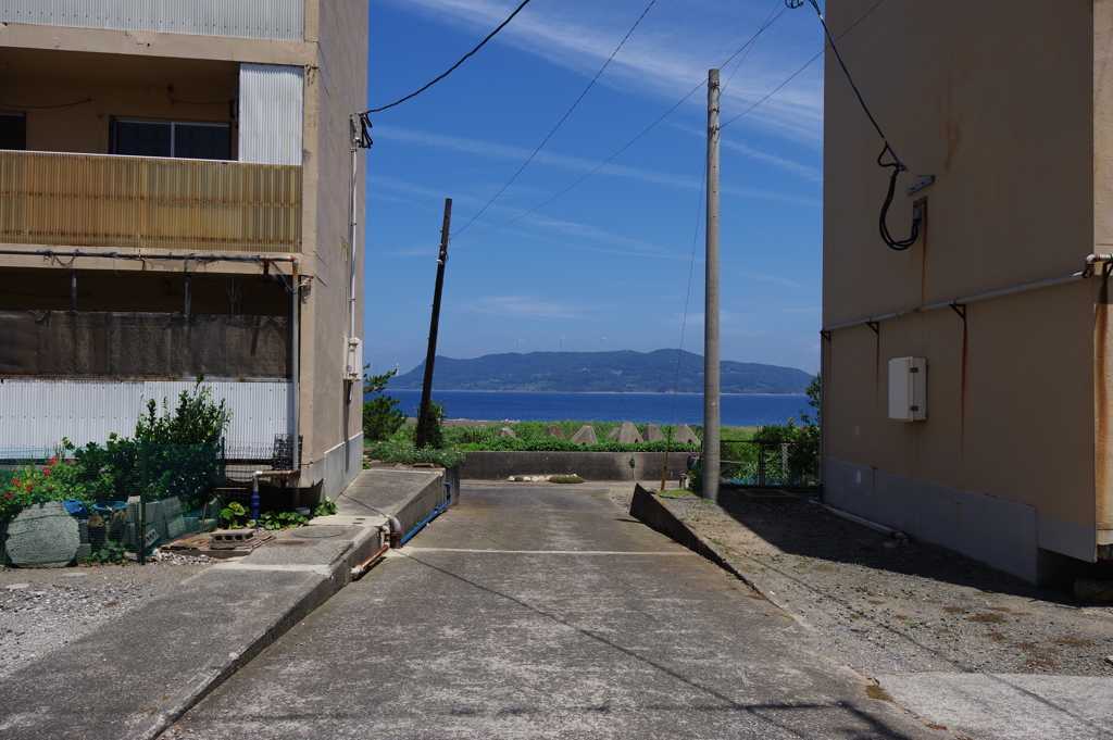 長崎 池島観光 人がほとんど住んでないです。