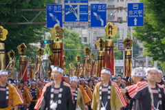 加賀鳶はしご登り ご一行　凄い威圧感