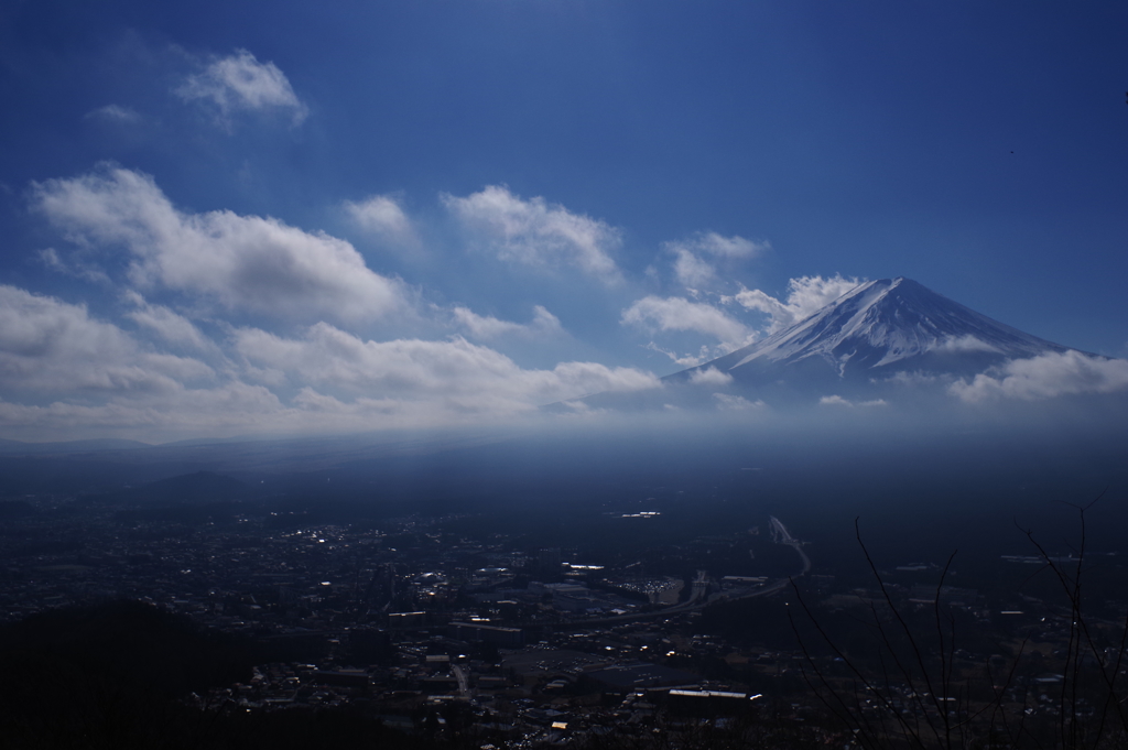 河口湖　カチカチ山　富士山　感動