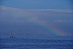 KP試し撮り 海上の虹