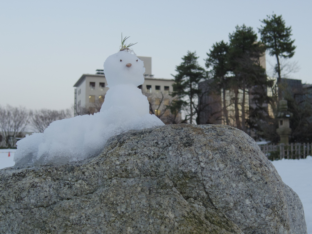 TOYAMA 雪だるま！