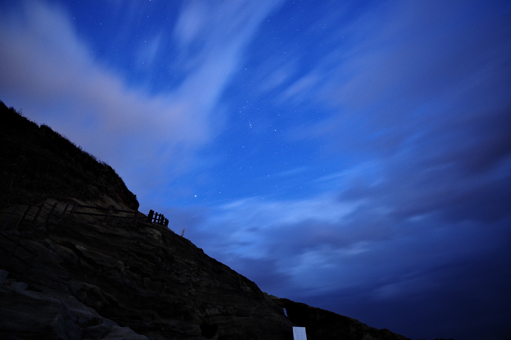 DA 11-18mm 試し撮り夕暮れと星