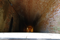 KP試し撮り 猿島 日本でも珍しいフランス積みのトンネル