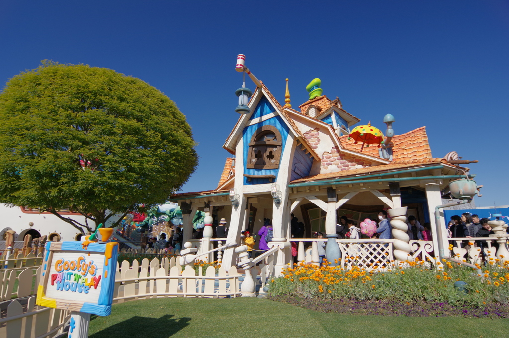 快晴の初ディズニーランド
