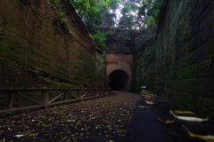 KP試し撮り 猿島 リアレゾ使用 雰囲気のあるトンネルへの道
