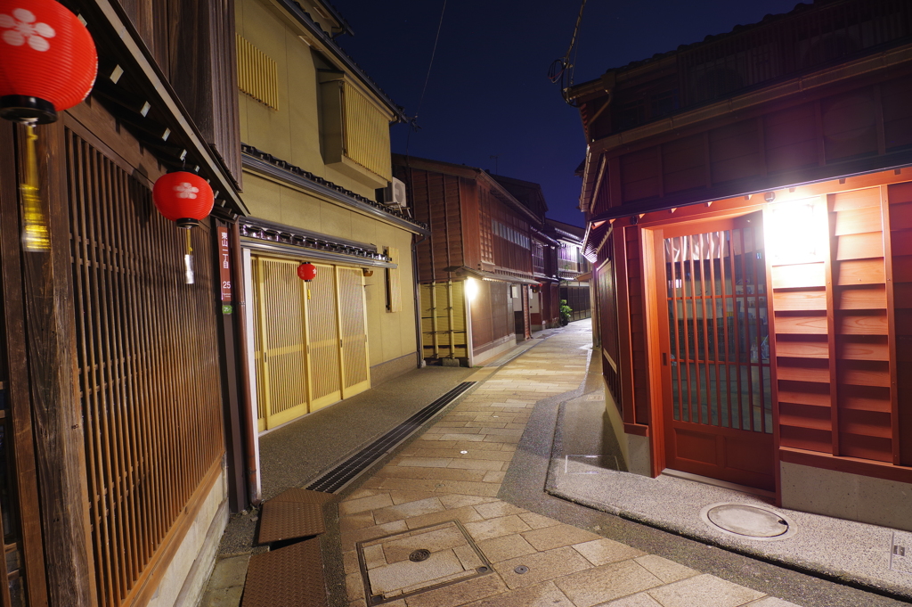 金沢 ひがし茶屋街と夜