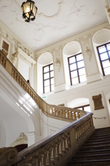ウィーン 国立図書館への階段