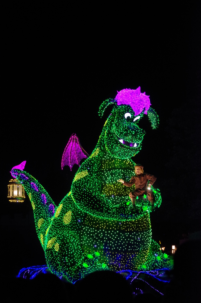 夜の初ディズニーランド パレード