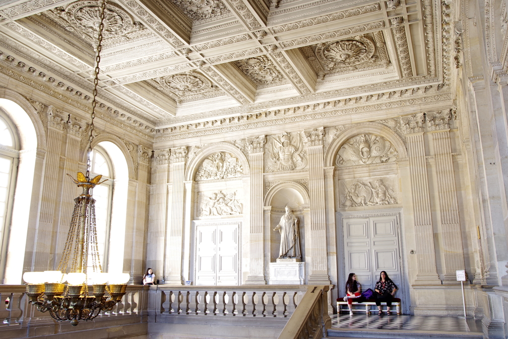 ヴェルサイユ宮殿 複雑な模様の壁
