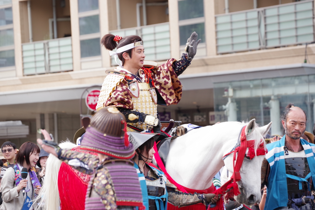 金沢百万石祭 原田・・・さんの代役の加藤晴彦さん