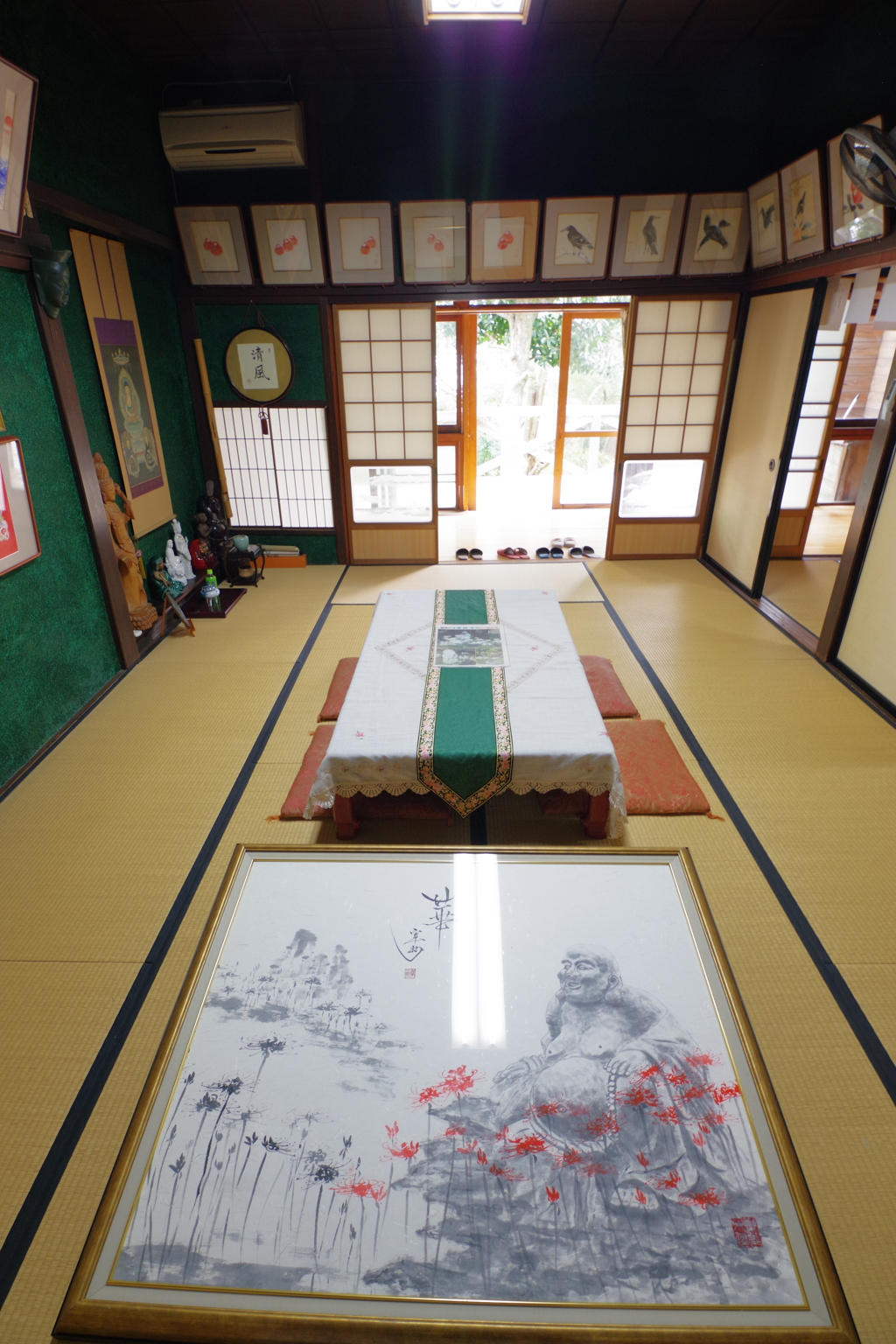 西茶屋街周辺 香林寺 綺麗な絵がたくさんです