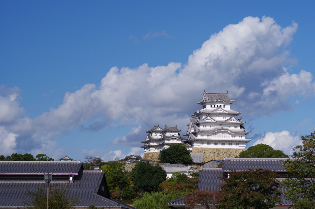 姫路城 良い天気