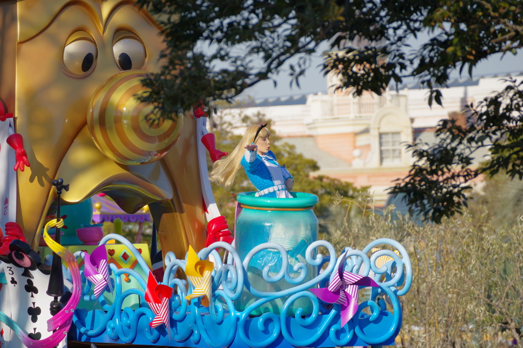初ディズニーランド パレード