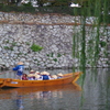 姫路城周辺観光 船と柳