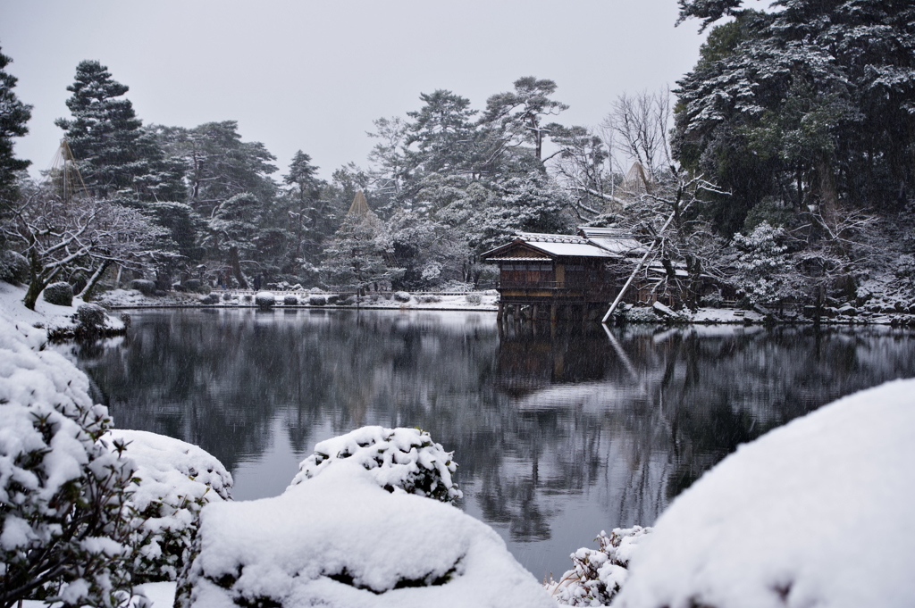 雪の兼六園 (23)