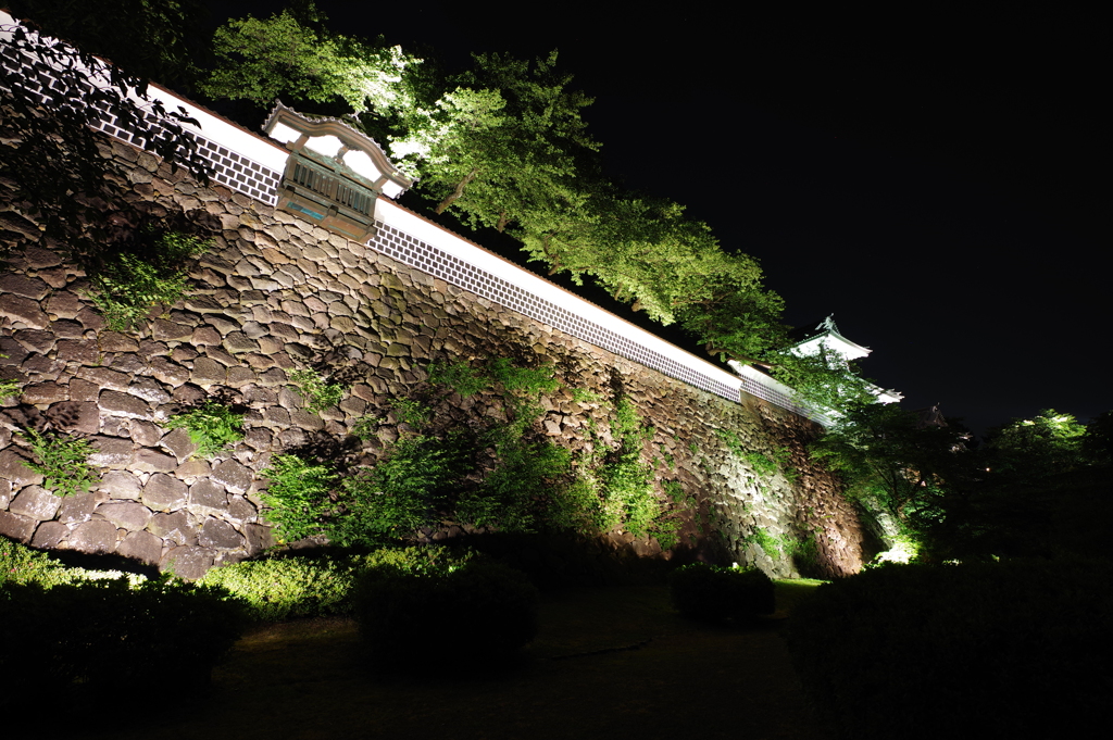 金沢城跡　石垣