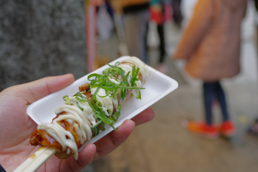 20190101 宗像神社 初詣　はし巻　無性に食べたくなった