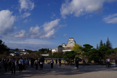 姫路城周辺観光 人がたくさん