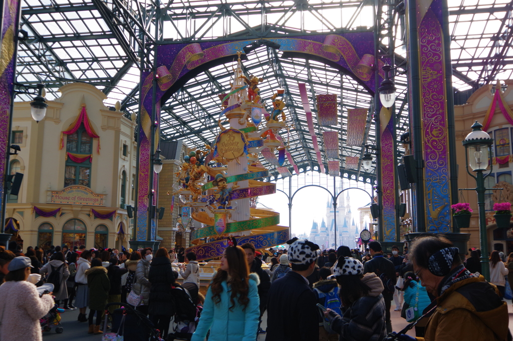 快晴の初ディズニーランド