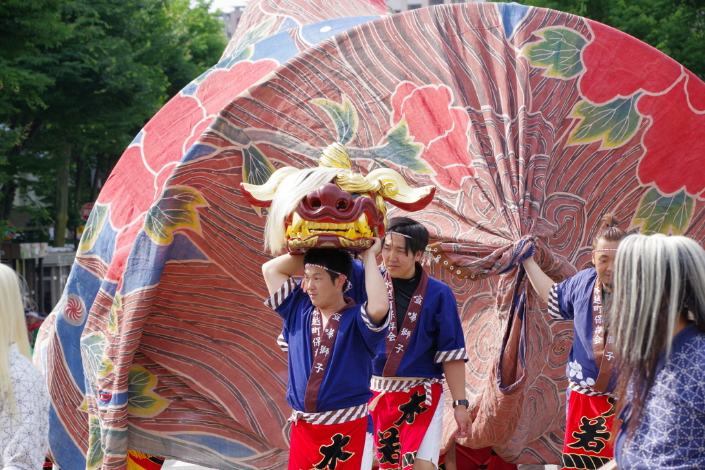金沢百万石祭 加賀獅子ご