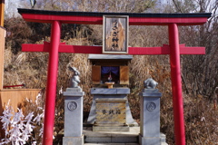 河口湖　カチカチ山 ウサギ神社