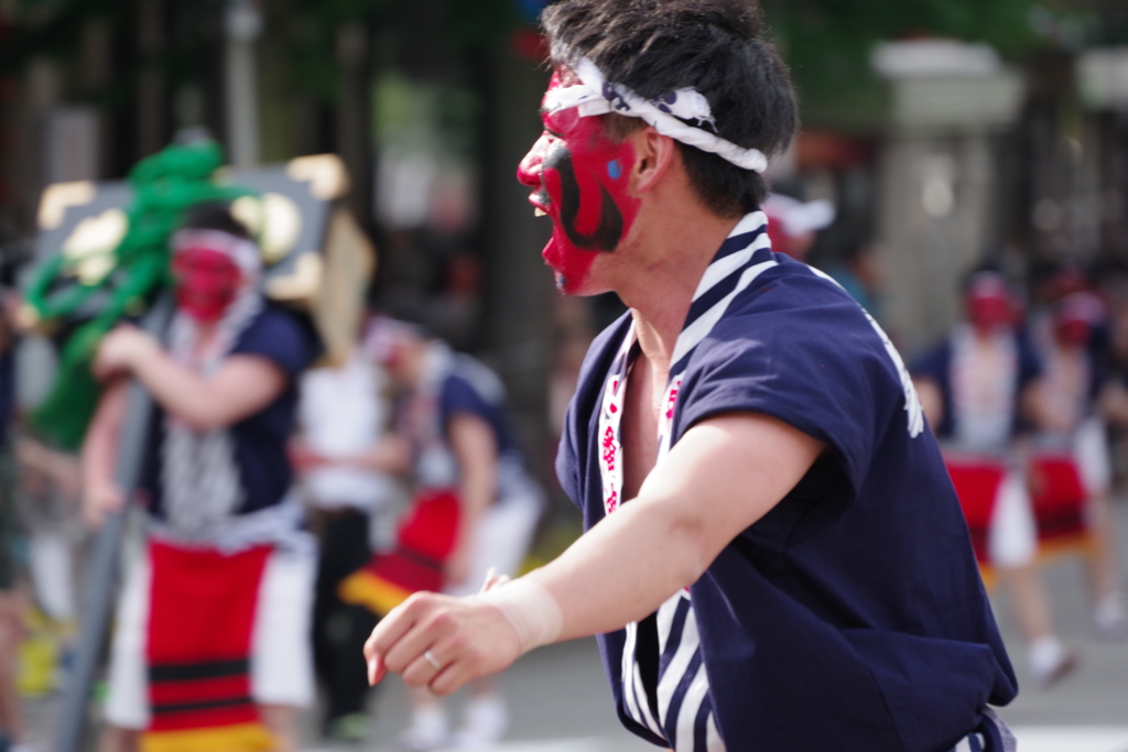 金沢百万石祭 凄い顔
