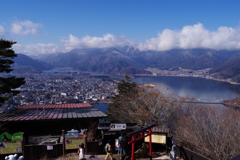 河口湖　カチカチ山 河口湖