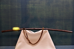 東京国立博物館 鞘に収まった日本刀