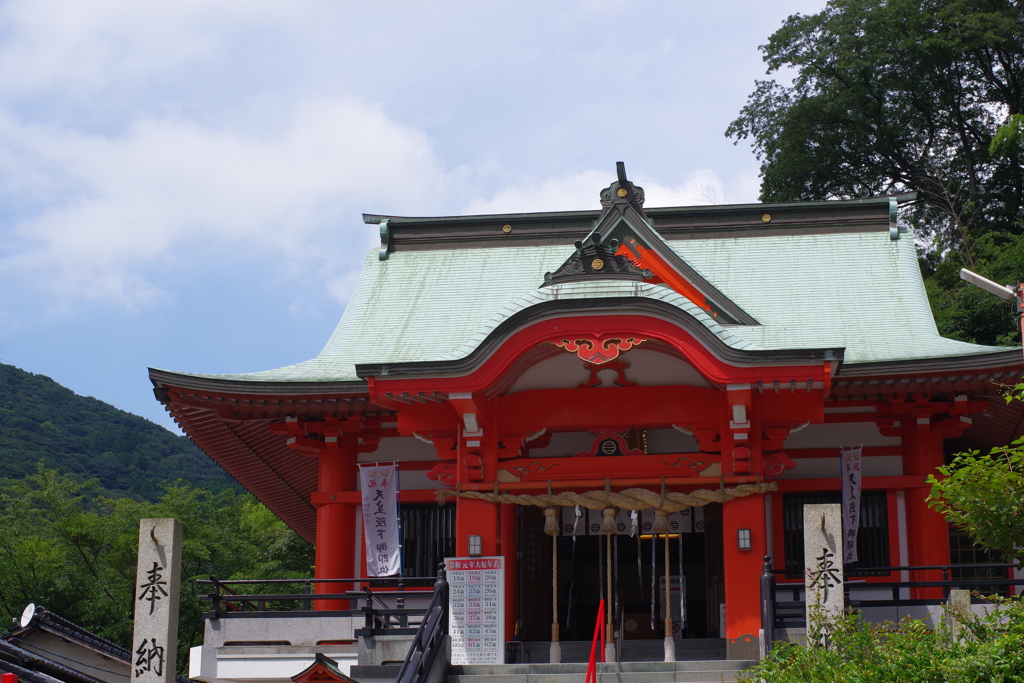 北九州　淡島神社　晴れ