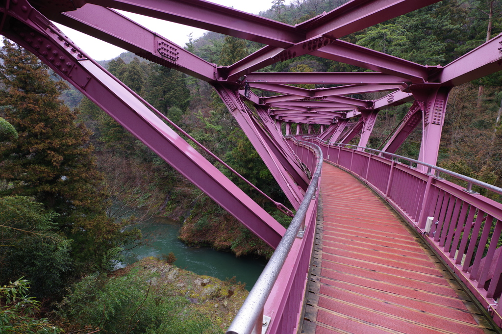 山中温泉ぶらぶら あやとり橋２