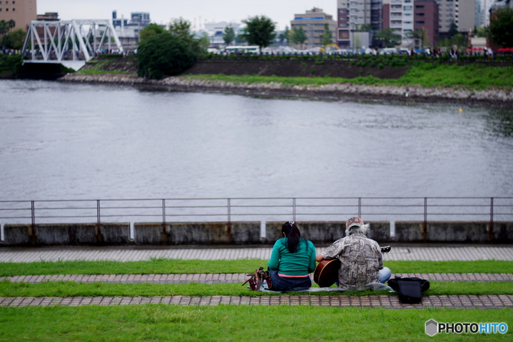 みなとみらい散歩　ペトリ50mmf1.7