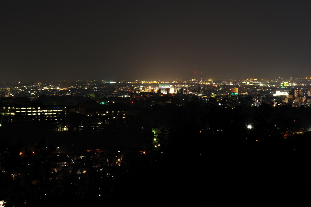 金沢 卯辰山より夜景