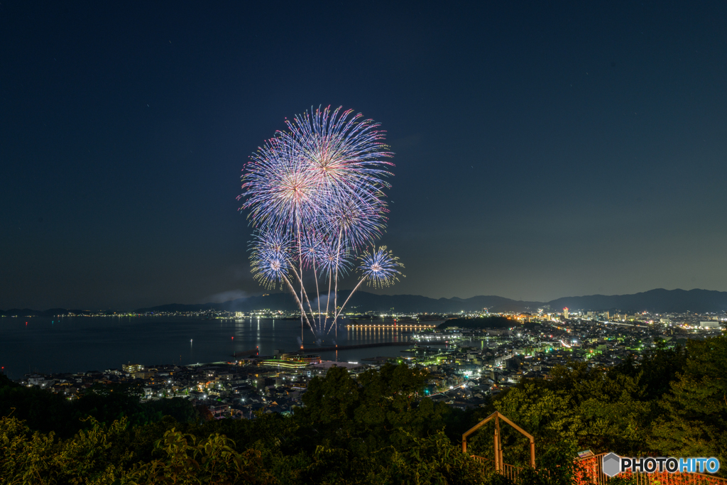 三谷魚市場西埠頭 花火
